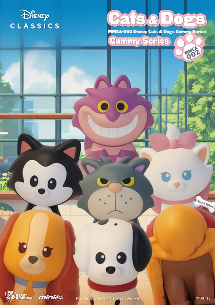 PRE ORDINE - Disney Cats & Dogs Mini Egg Attack Blind Box Figures Gummy Series 3 cm Assortment (24)