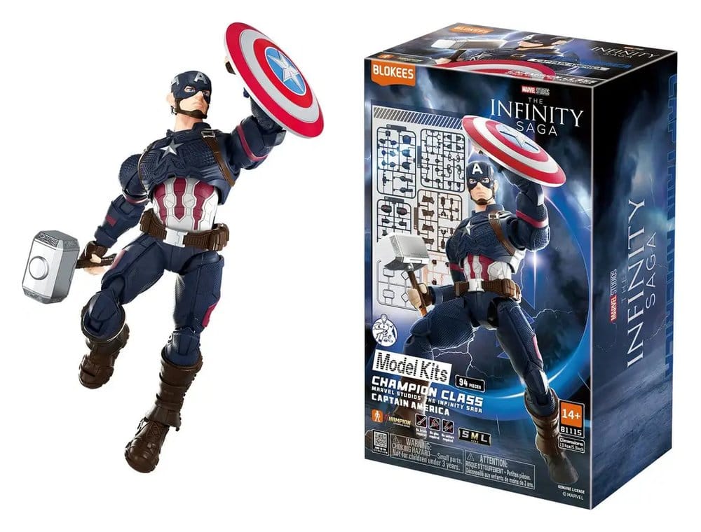 PRE ORDINE - Marvel Blokees Construction Kit Captain America