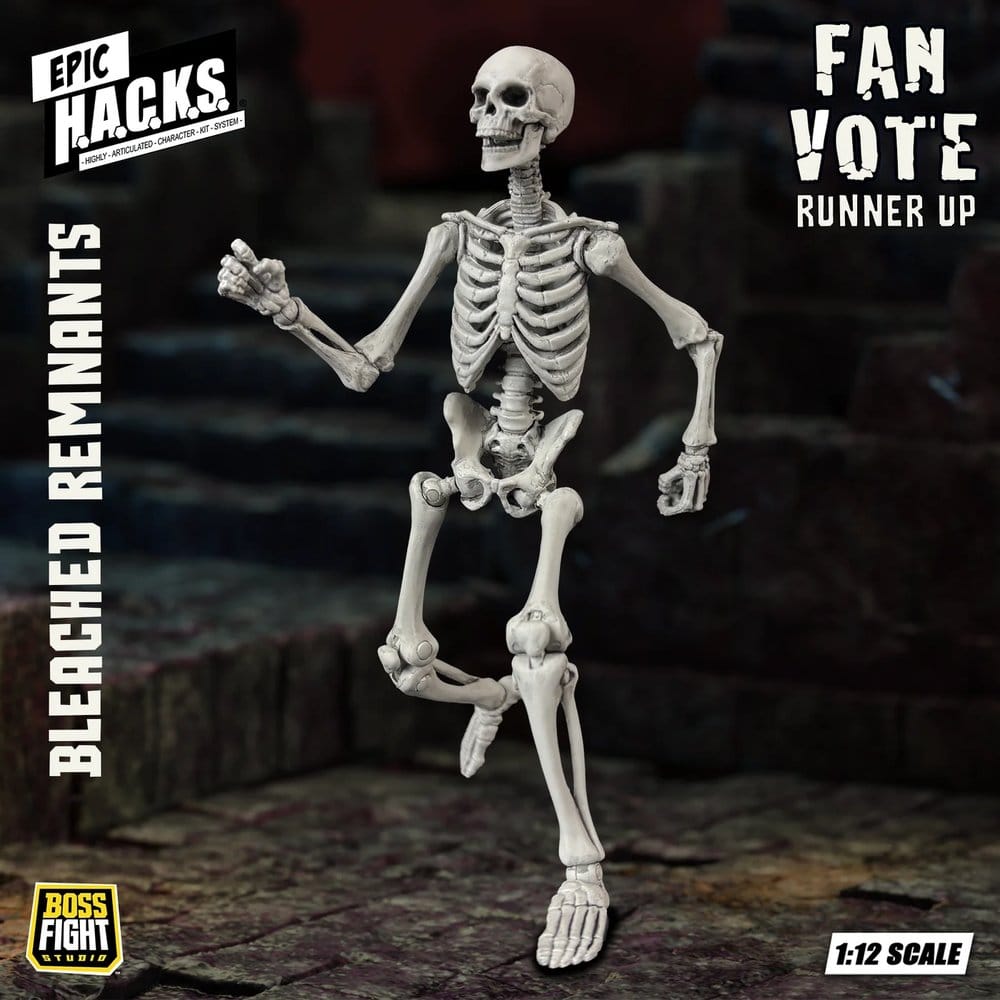 PRE ORDINE - EPIC H.A.C.K.S. Action Figure 1/12 Skeleton Blank Bleached Remnants