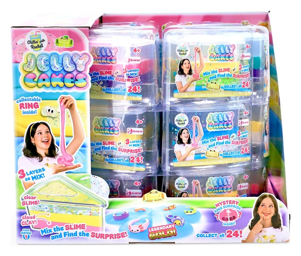 PRE ORDINE - Jelly Cakes Squeeze Figures Series 1 Chillin Cake XL Blind Box Display (18)