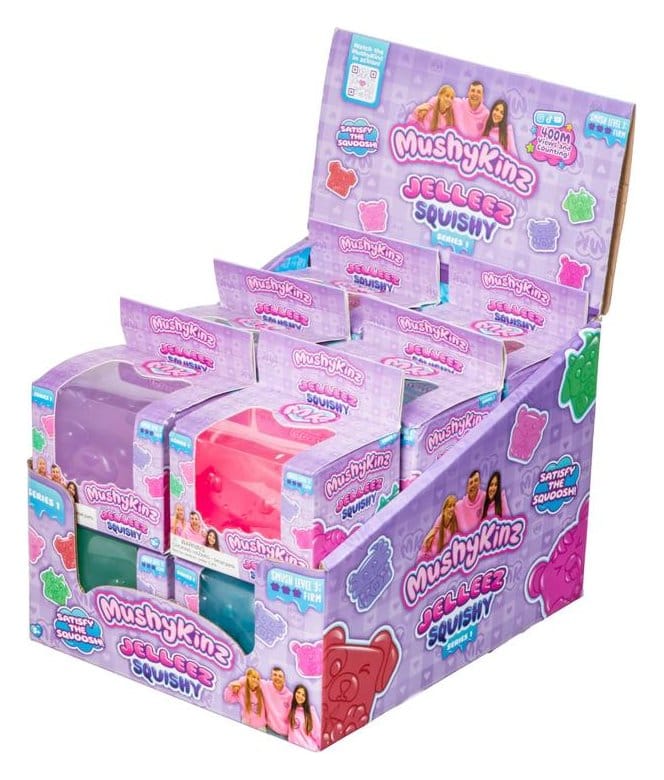 PRE ORDINE - Mushykinz Squeeze Figures Jelleez Blind Box Display (12)