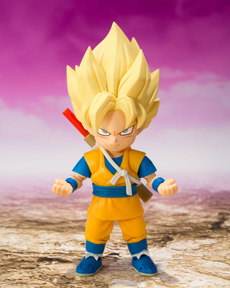 PRE ORDINE - Dragon Ball S.H.Figuarts Action Figure Super Saiyan Son Goku (mini) Daima 8 cm