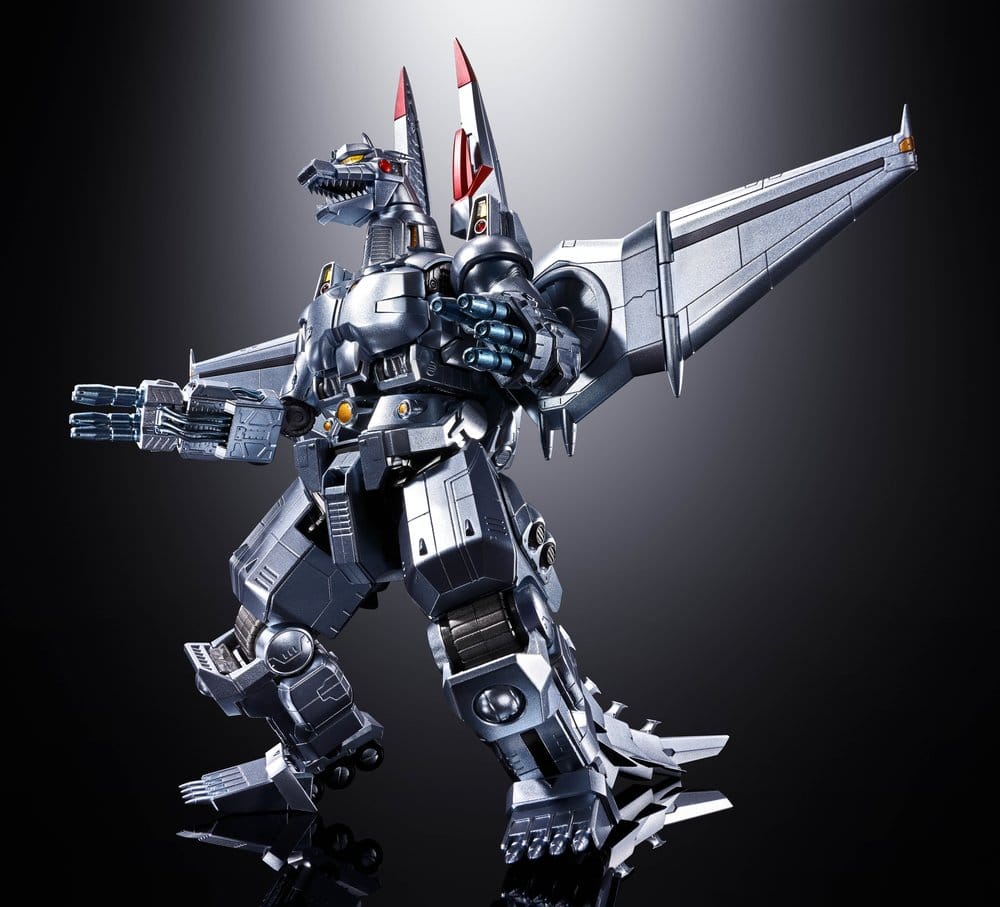 PRE ORDINE - Godzilla Chogokin Diecast Action Figure Mechagodzilla (Ohrai Noriyoshi poster Ver.) 17 cm