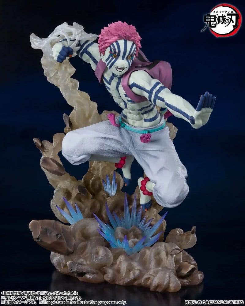 PRE ORDINE - Demon Slayer: Kimetsu no Yaiba FiguartsZERO PVC Figure Akaza Upper Three 18 cm
