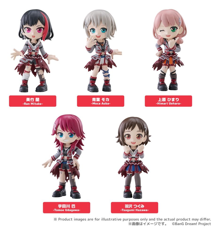 PRE ORDINE - BanG Dream! PalVerse Collection PVC Figures Afterglow Box Ver. 5 cm Assortment (6)