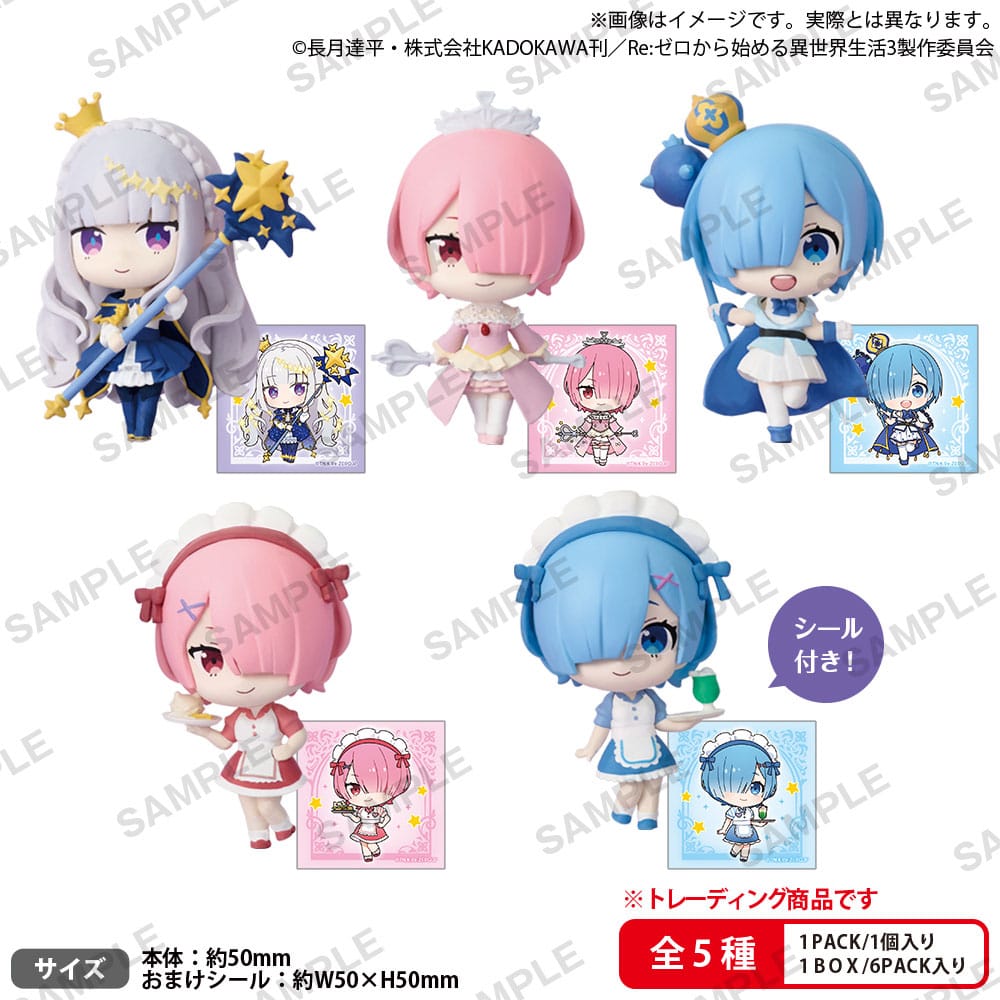 PRE ORDINE - Re:Zero Starting Life in Another World PVC Figures Rich Birthday Life 2025 Box Ver. 5 cm Assortment (6)