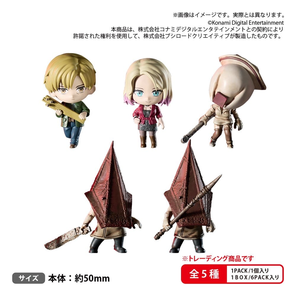 PRE ORDINE - Silent Hill 2 Mini Figures Collection Figure Rich Blind Box Display (6)