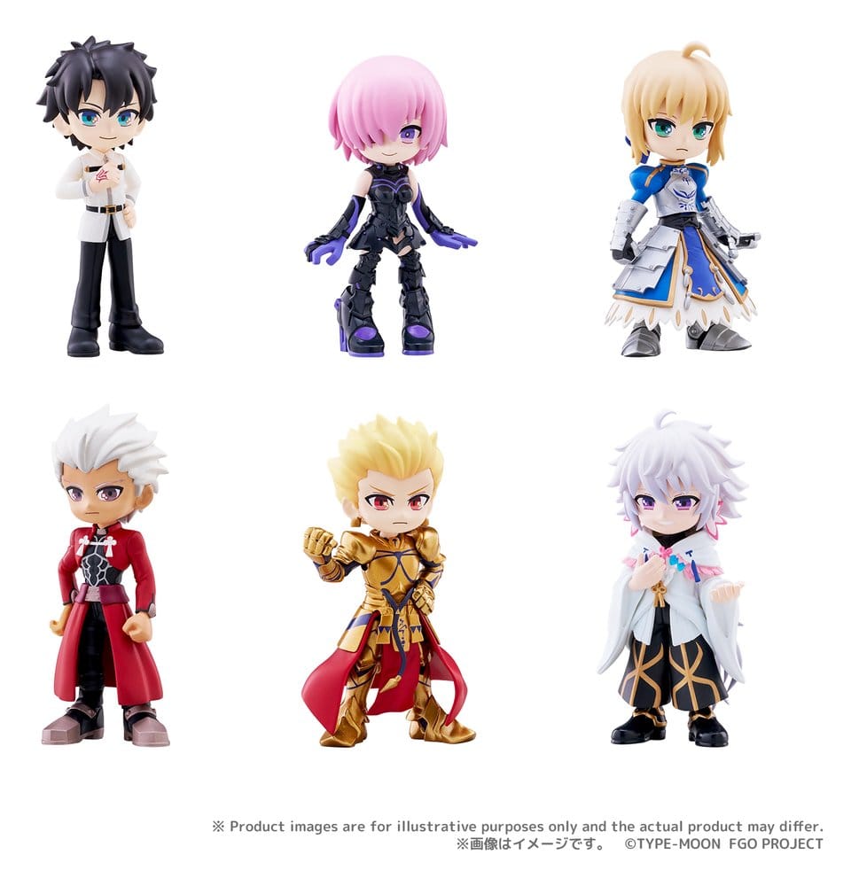 PRE ORDINE - Fate/Grand Order PalVerse Mini Figures vol.1 Blind Box Display (6)