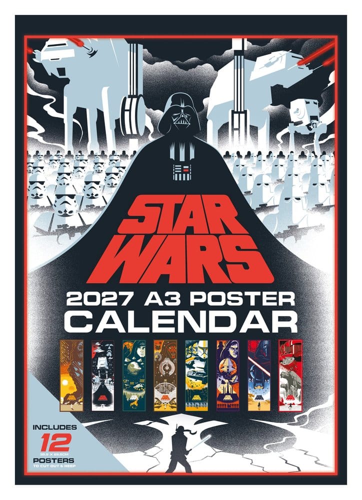 PRE ORDINE - Star Wars Calendar A3 Poster 2027