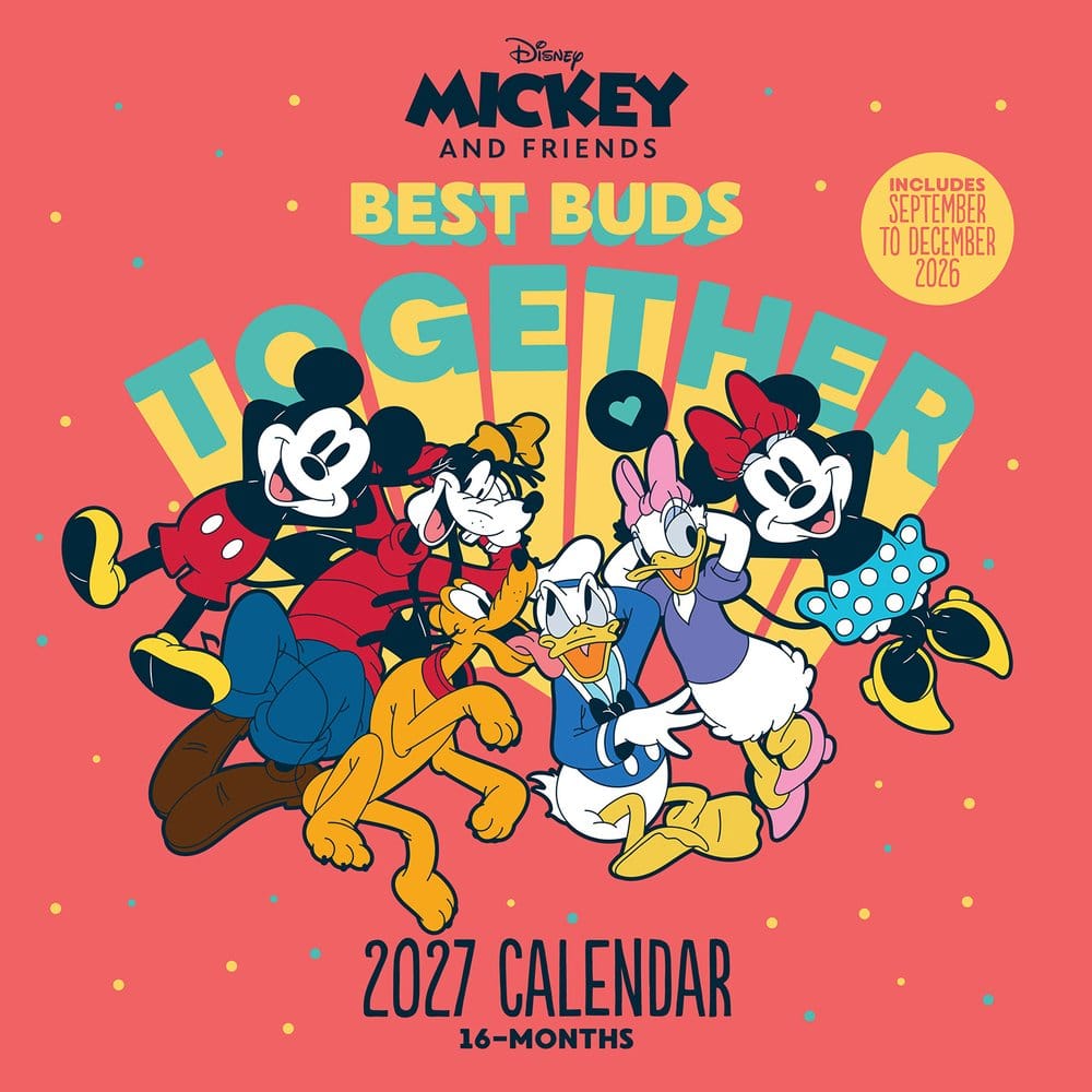 PRE ORDINE - Mickey & Friends Calendar 2027 30 x 30 cm