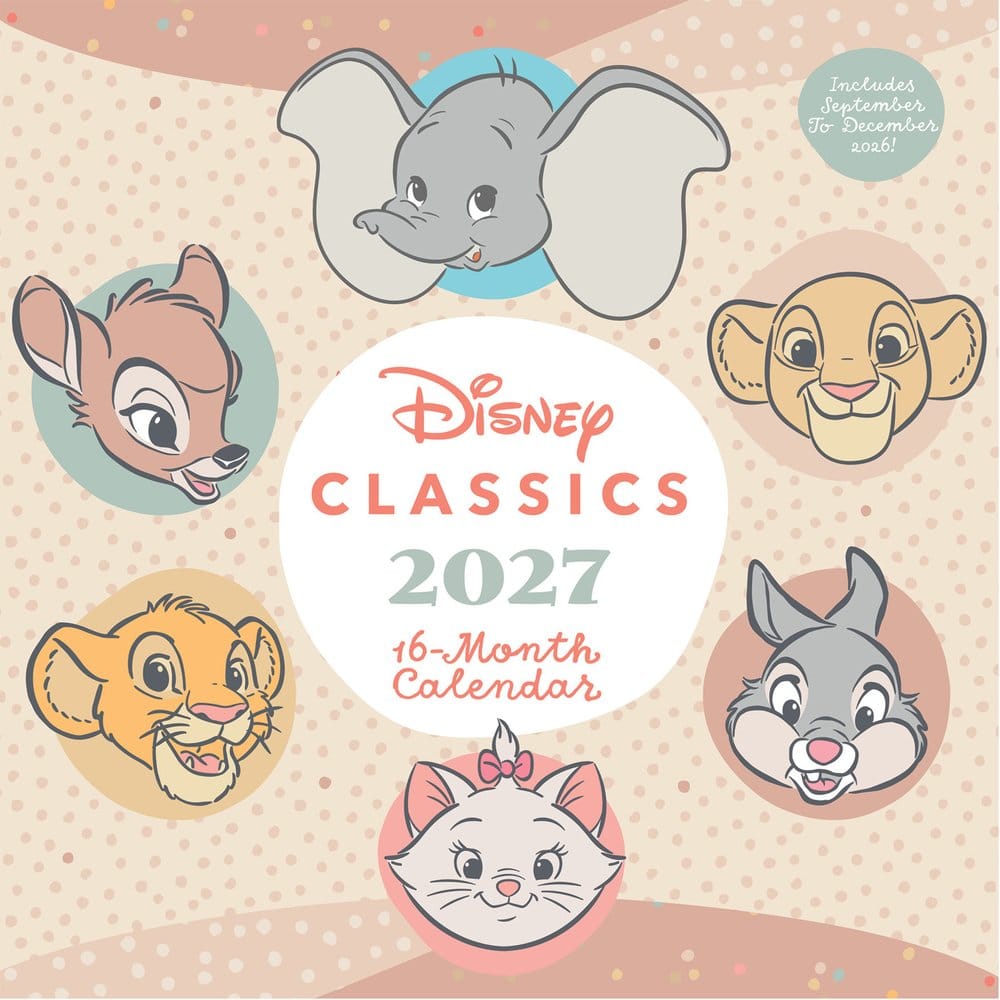 PRE ORDINE - Disney Classics Calendar Treasured Memories 2027 30 x 30 cm