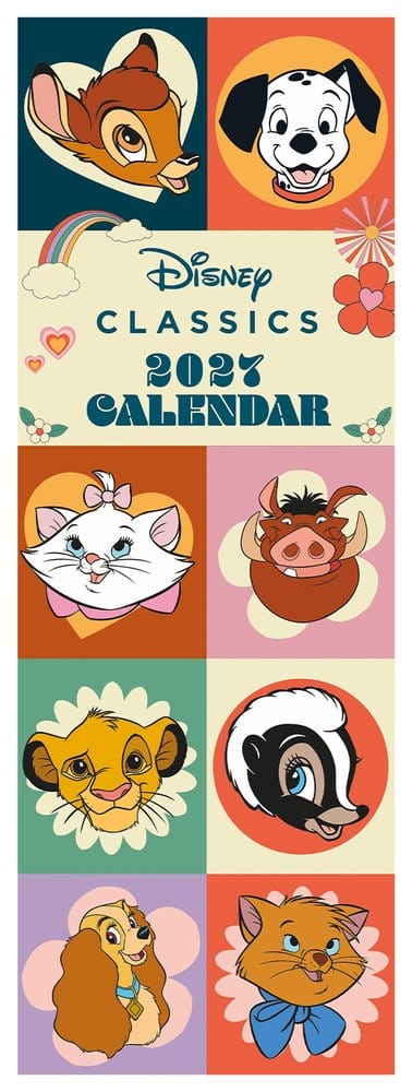PRE ORDINE - Disney Classics Calendar 70s Feeling 2027 42 x 15 cm