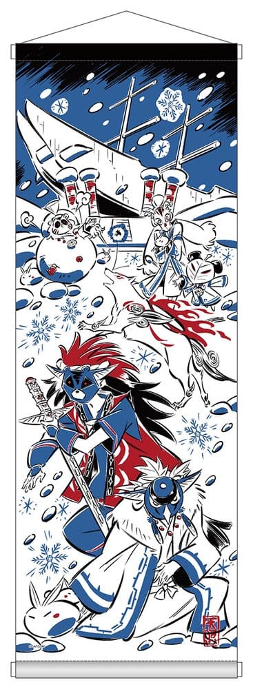PRE ORDINE - Okami 20th Anniversary Reprint Art Project Tapestry Winter 74 x 28 x 2 cm