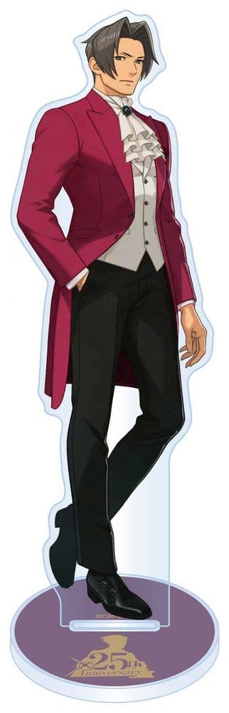 PRE ORDINE - Ace Attorney 25th Anniversary Acrylic Stand Miles Edgeworth Main Visual 13–15 cm