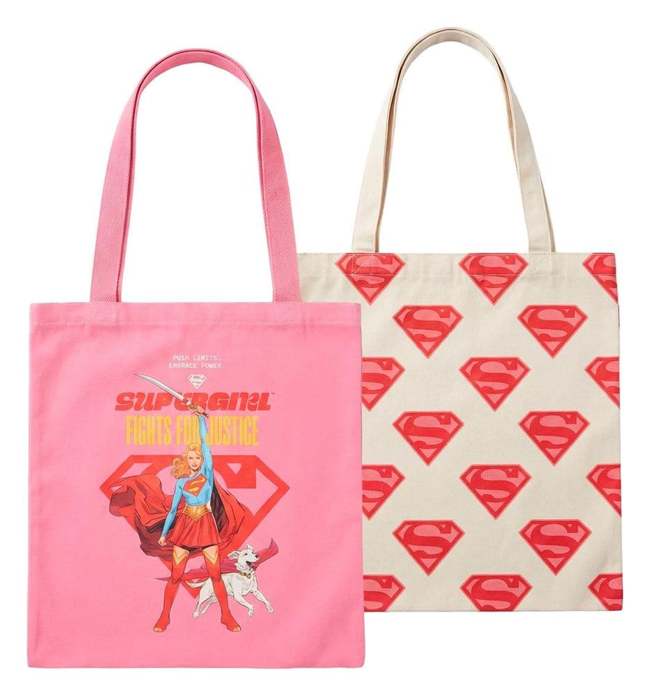 PRE ORDINE - DC Comics Tote Bags 2-Pack Superman Supergirl
