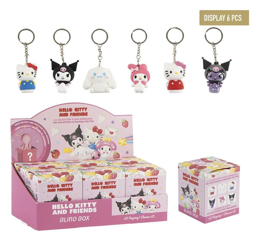 PRE ORDINE - Sanrio Hello Kitty Keychain Blind Box Display (6)