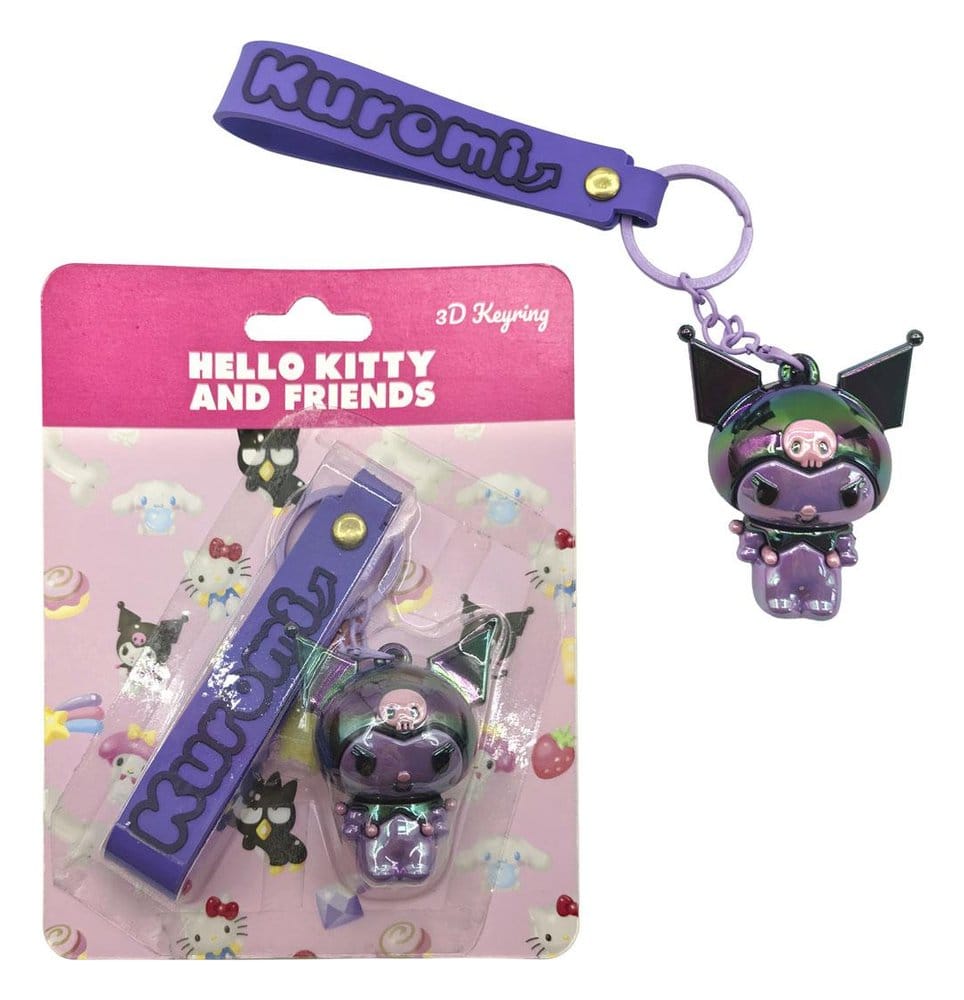 PRE ORDINE - Sanrio 3D Keychain Hello Kitty Kuromi