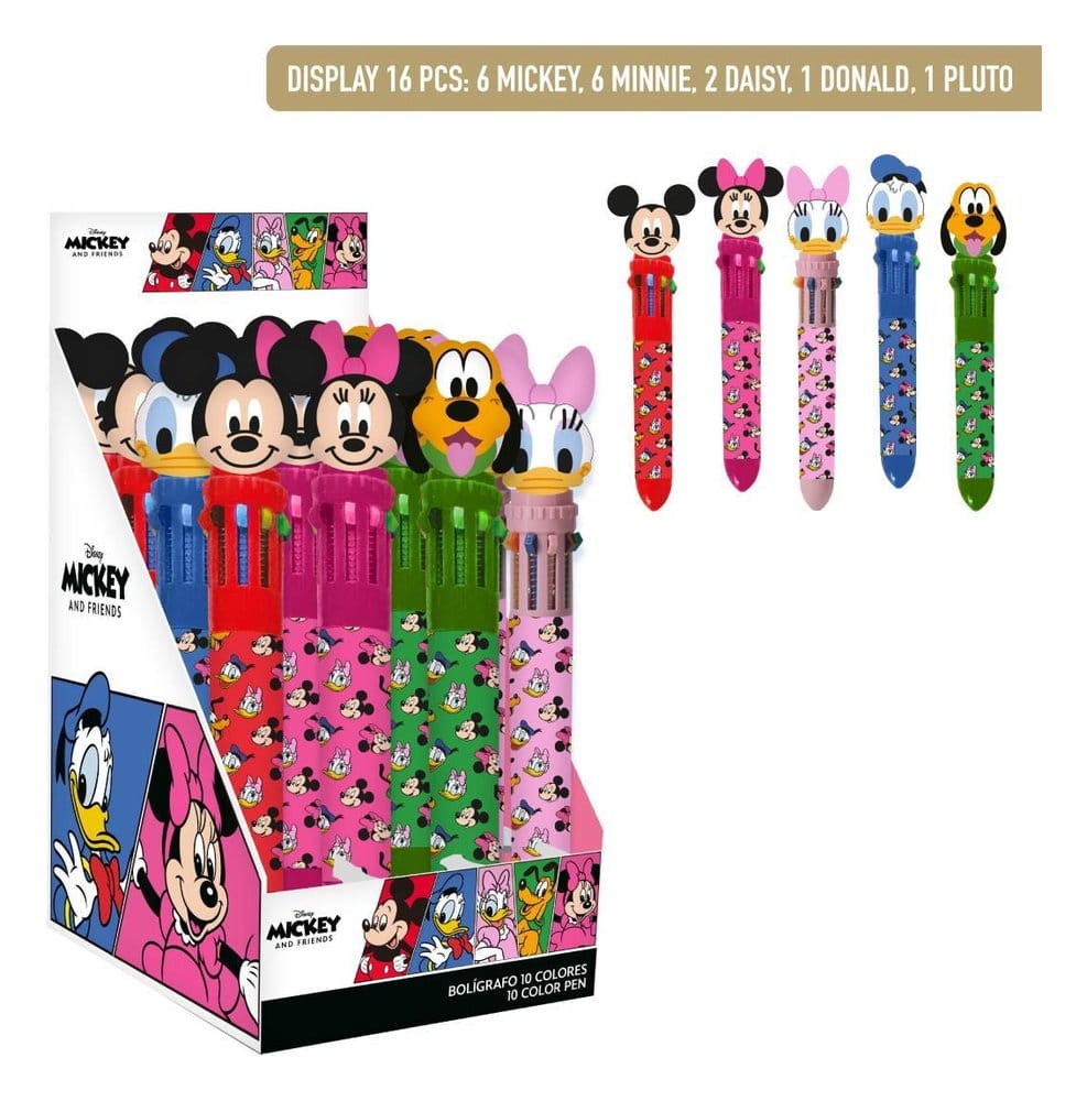 PRE ORDINE - Disney Multicoloured ball pen Display (16)