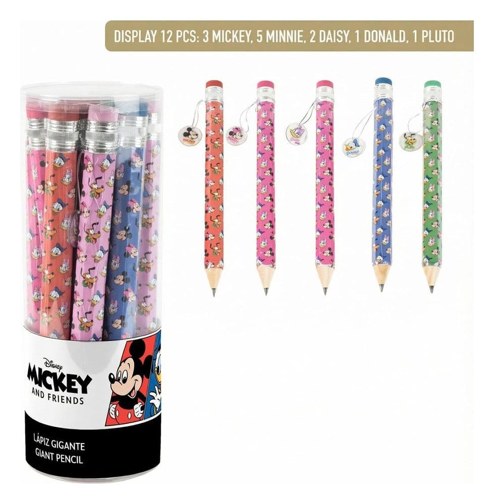 PRE ORDINE - Disney Large Pencils Display (12)