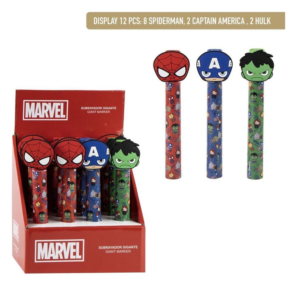 PRE ORDINE - Marvel Large Highlighter Display (12)