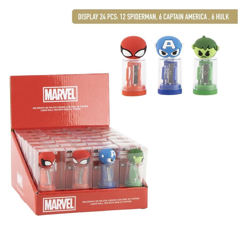 PRE ORDINE - Marvel Sharpener Display (24)