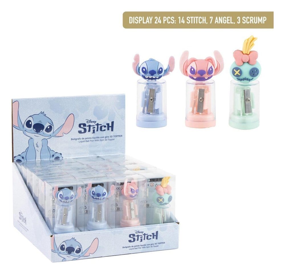 PRE ORDINE - Disney Sharpener Stitch Display (24)