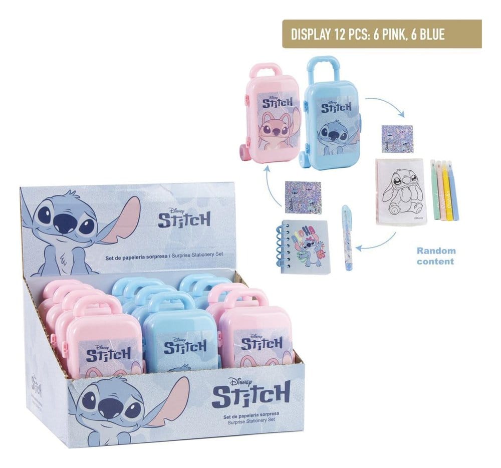 PRE ORDINE - Disney Stationery Set Stitch Blind Box Display (12)