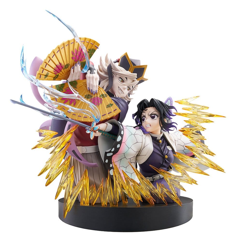 PRE ORDINE - Demon Slayer: Kimetsu no Yaiba PVC Figures 2-Pack Shinobu Kocho & Doma 18 cm