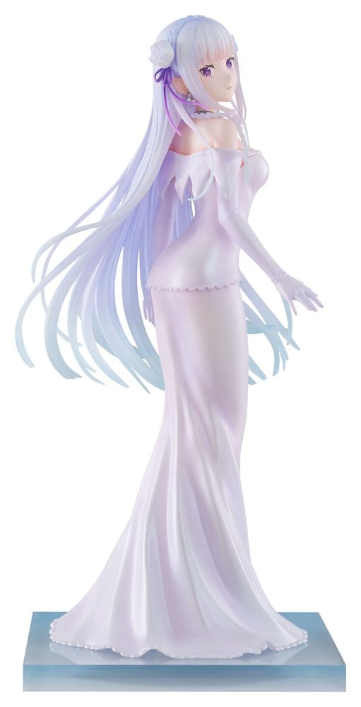 PRE ORDINE - Re:ZERO -Starting Life in Another World- PVC Figure 1/7 Emilia Wedding dress Ver. 24 cm