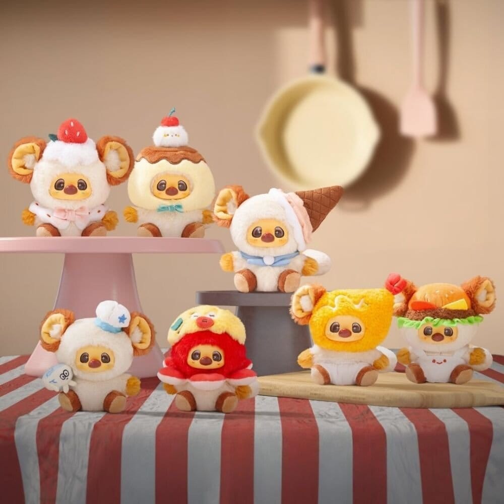 PRE ORDINE - Jayshoo Plush Keychain One Bite no End 12 cm Blind Box Display (6)