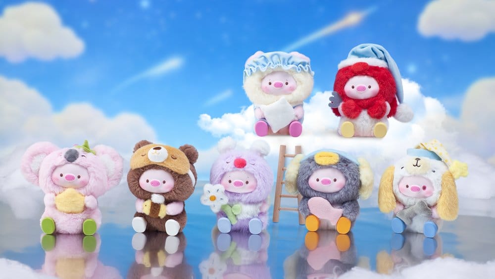 PRE ORDINE - GeeGeePig: Pajamas Lullabies Blind Box Keychain 16 cm Display (6)