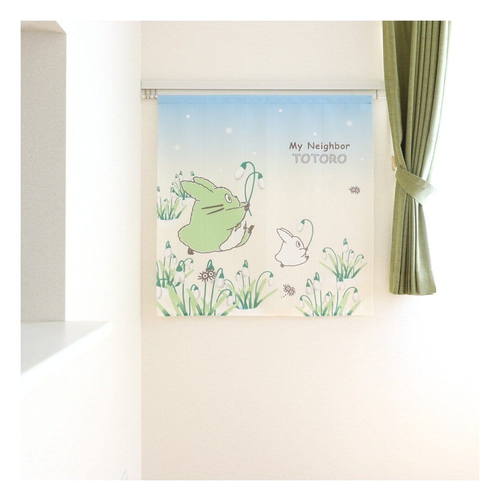 PRE ORDINE - My Neighbor Totoro Noren Curtains Snowdrop and Totoro