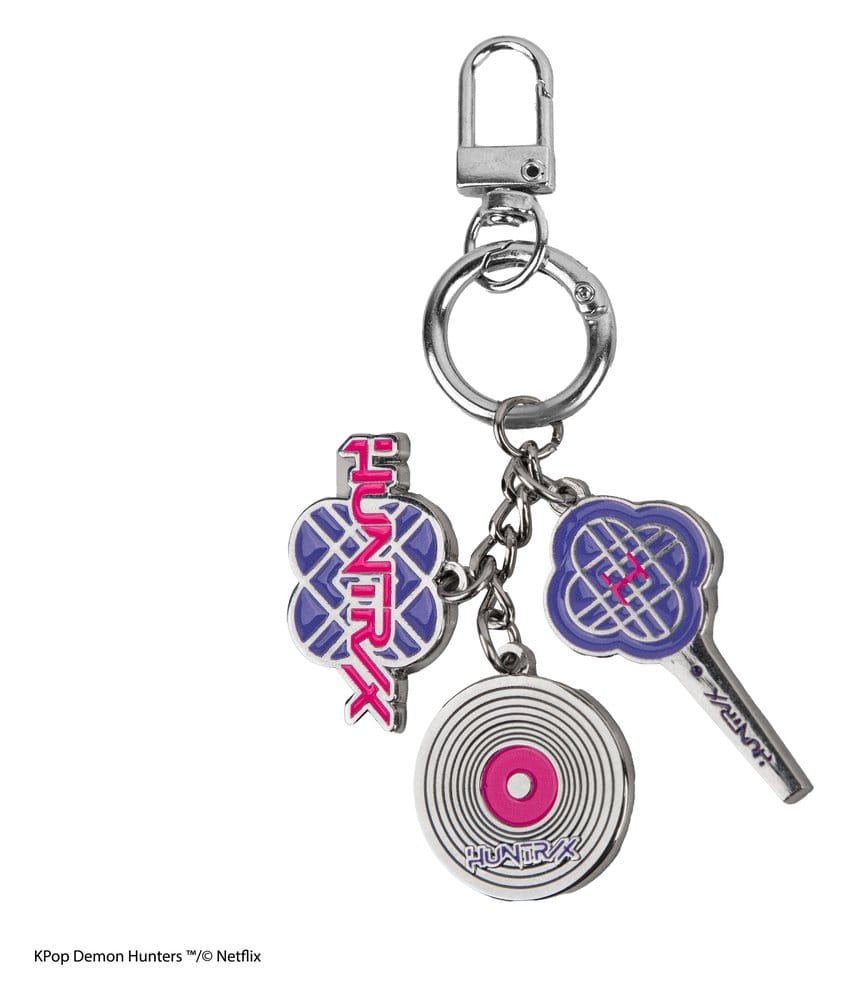 PRE ORDINE - KPop Demon Hunters Charm Keychain HUNTR/X
