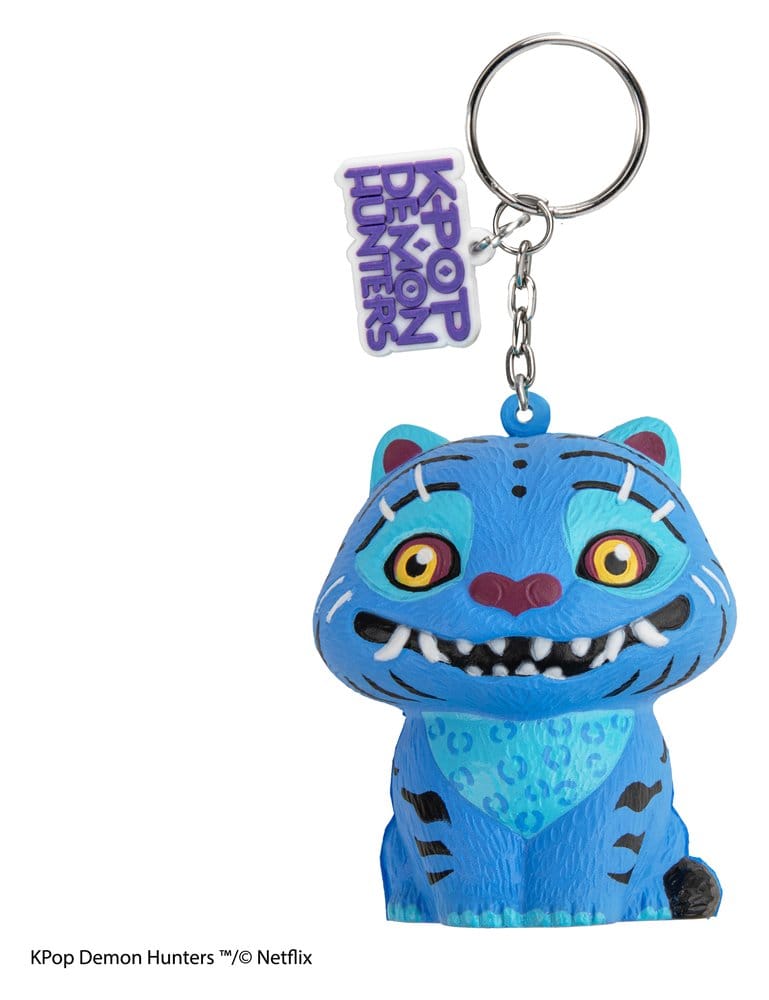 PRE ORDINE - KPop Demon Hunters Squishy Keychain Derpy Tiger