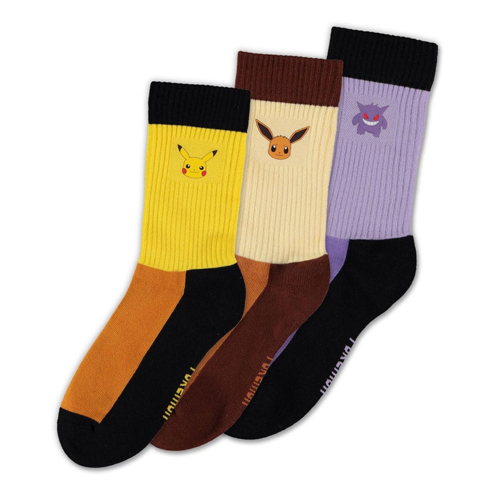 PRE ORDINE - Pokémon Socks 3-Pack Starter Pokémon 35-38
