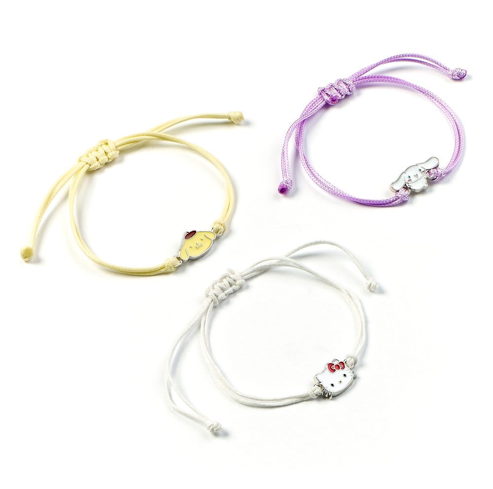 PRE ORDINE - Sanrio Bracelet 3-Pack Hello Kitty, Cinnamonroll and Pompompurin