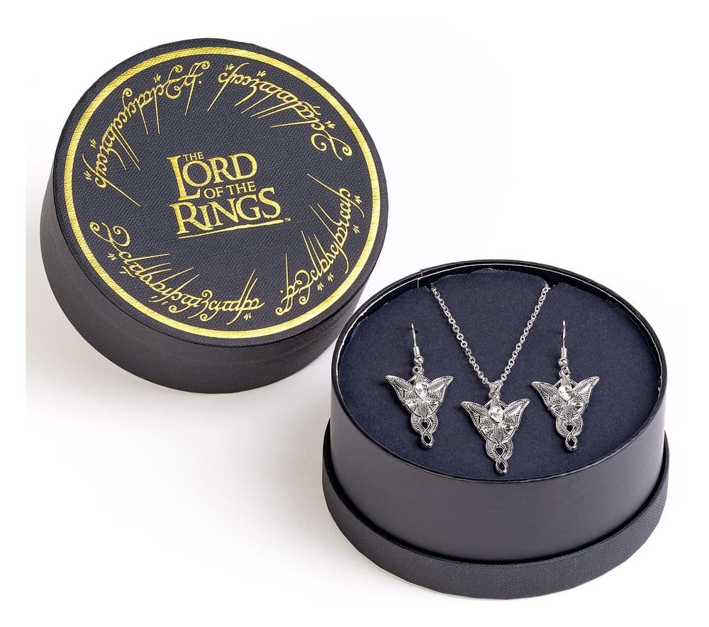 PRE ORDINE - Lord of the Ring Earrings and Necklace Gift Set Evenstar
