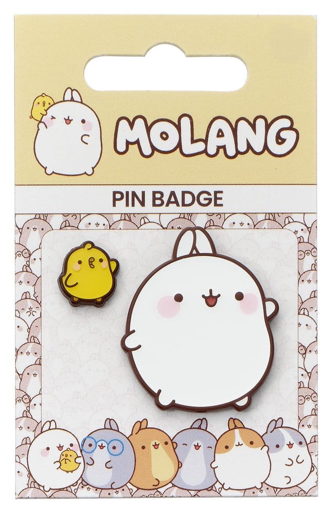 PRE ORDINE - Molang Pin Badge Molang & Piu Piu