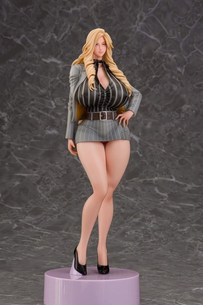 PRE ORDINE - Gal Ane Shachou to Harem Office PVC Figure 1/7 Nishigori Ai (Grey Suit Ver.) 26 cm