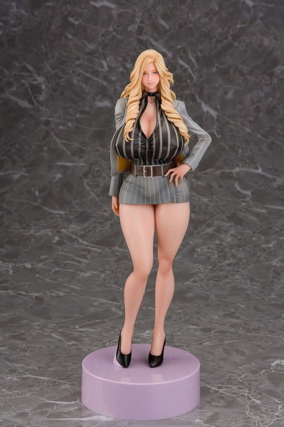 PRE ORDINE - Gal Ane Shachou to Harem Office PVC Figure 1/7 Nishigori Ai (Grey Suit Ver.) Wholesome Ver. 26 cm