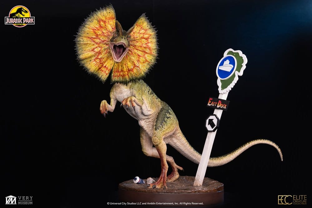 PRE ORDINE - Jurassic Park Maquette 1/3 Dilophosaurus 62 cm