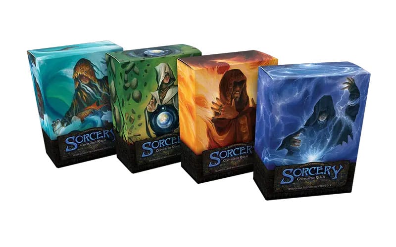 PRE ORDINE - Sorcery: Contested Realm TCG Beta Edition Elemental Precon Decks Display (4) english