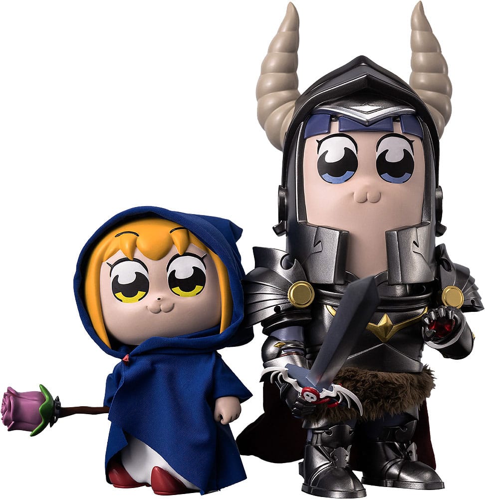 PRE ORDINE - Pop Team Epic Vinyl Figures 2-Pack Chibi Creature Popuko & Pipimi Shining Shoulder Ver.