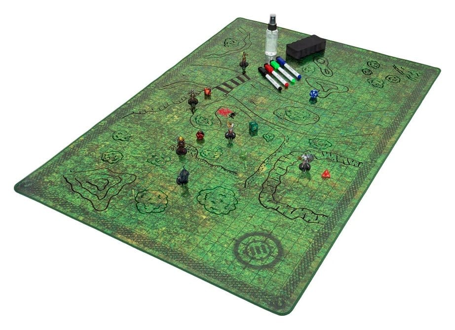 PRE ORDINE - Enhance Tabletop Grid Mat Deluxe RPG Campaign Kit Grass
