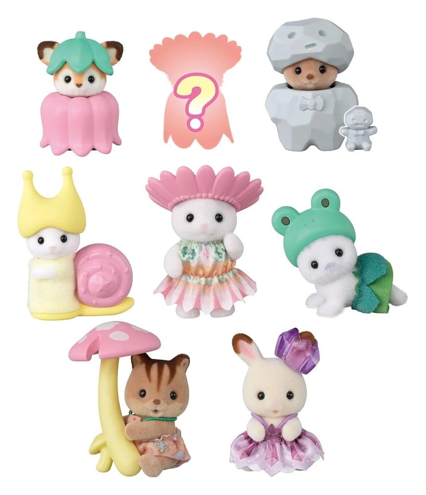 PRE ORDINE - Sylvanian Families Mini-figures Forest Fairy Baby Friends Surprise Bag 5 cm Display (16)