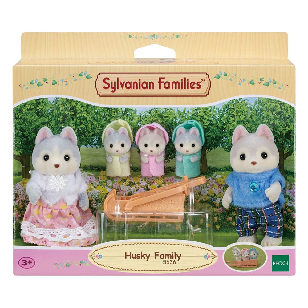 PRE ORDINE - Sylvanian Families: Family Husky figure 8 cm