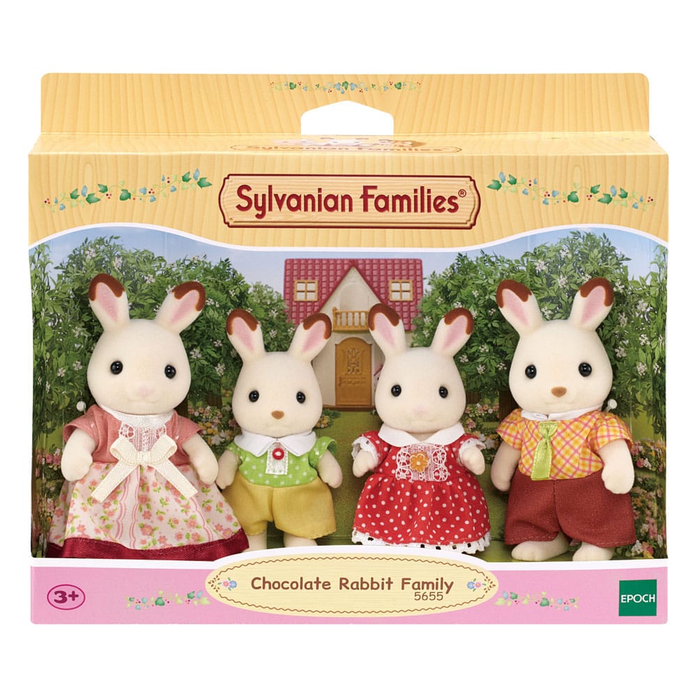 PRE ORDINE - Sylvanian Families: Family chocolate bunnies figure 8 cm