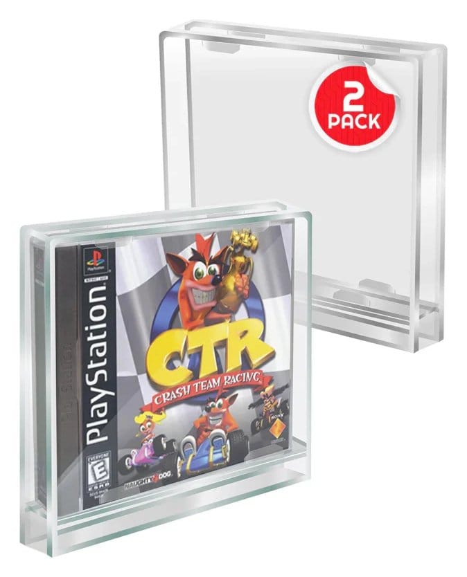 PRE ORDINE - Acrylic Case 2-Pack for PlayStation 1