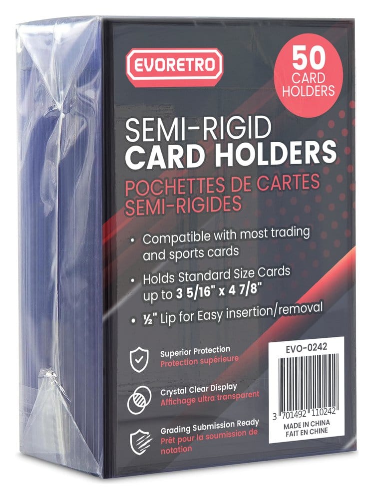 PRE ORDINE - Evoretro Card Holders 200-Pack Semi-Rigid 8 x 12 cm
