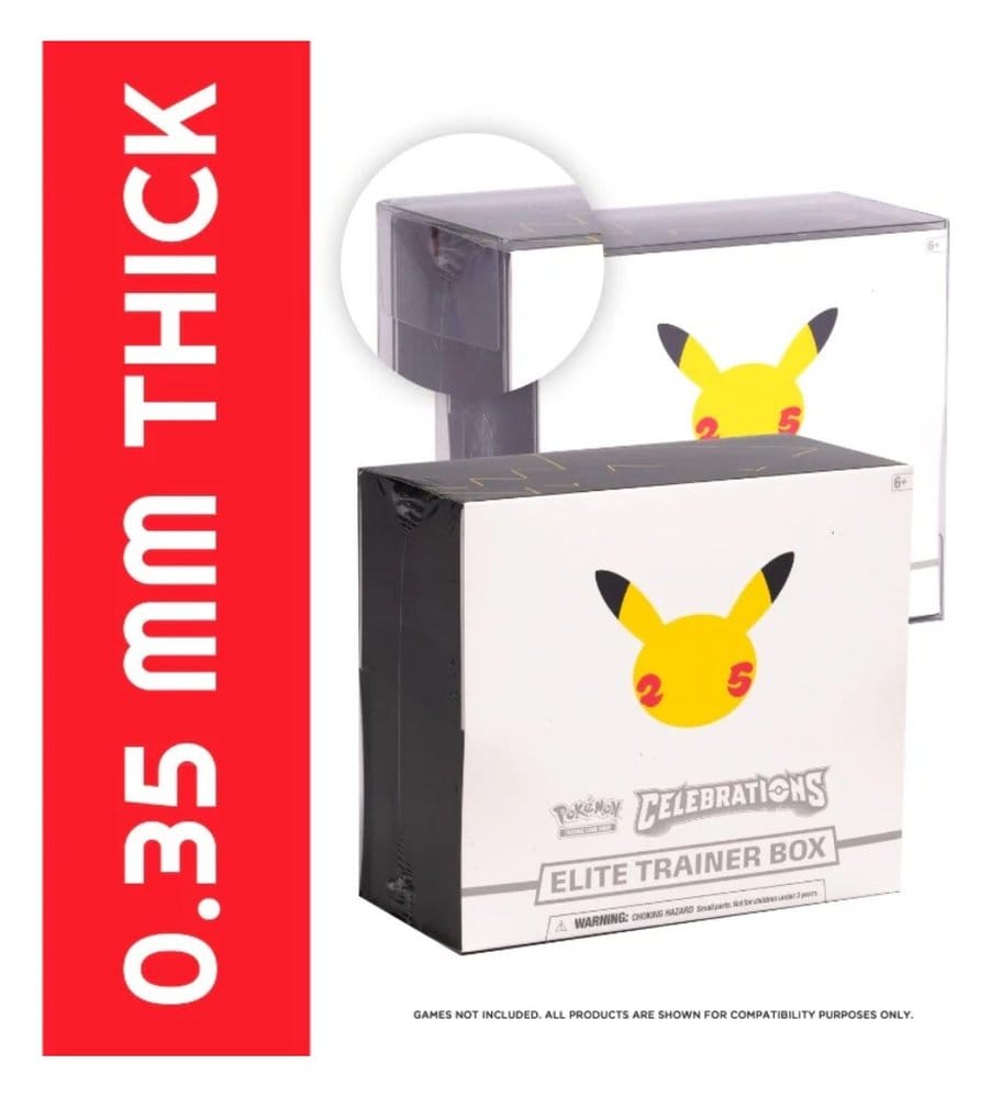 PRE ORDINE - Evoretro PET Display Case Protector for Pokémon ETB (1-Pack)